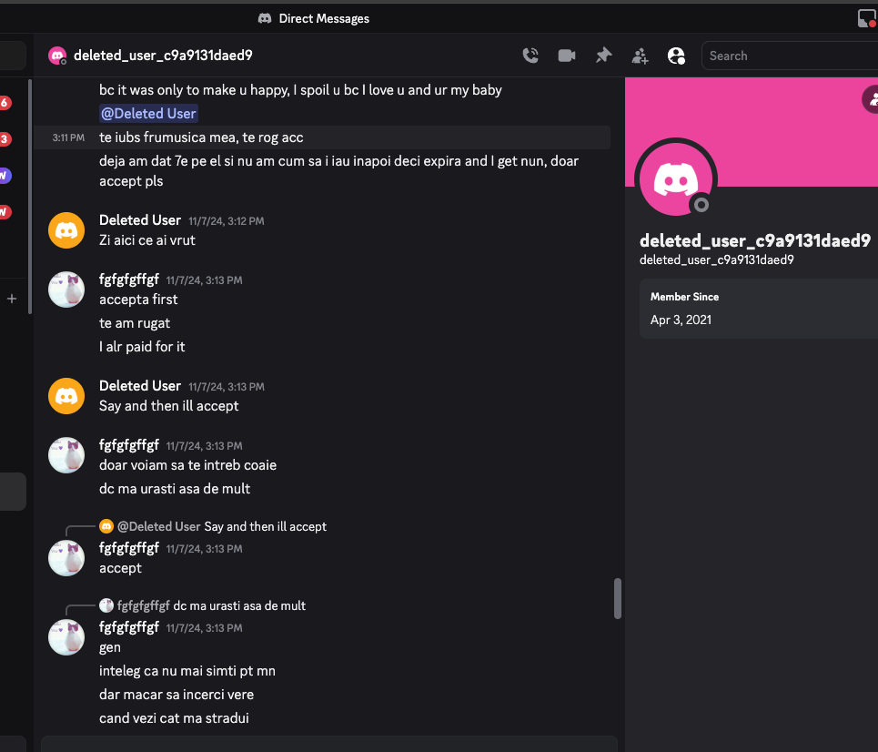 his egirl wont accept his nitro 🤣