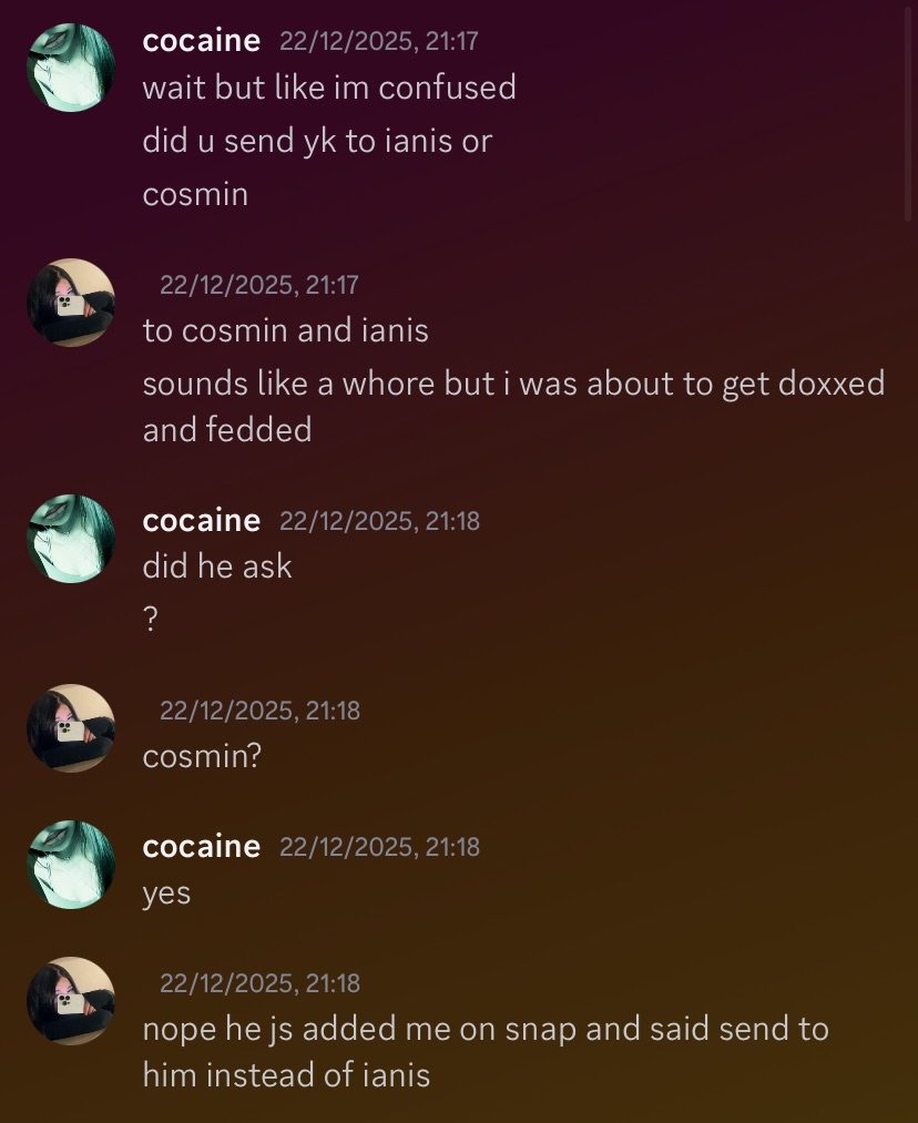 After sending